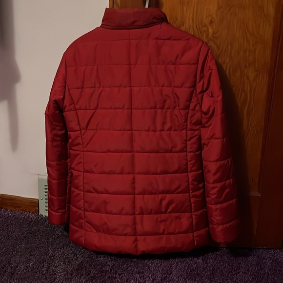 Moda International red puffer jacket S - Picture 3 of 3